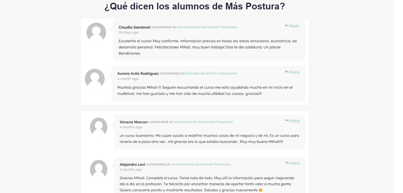 Curso Más Postura 2 0 - Mihail Millet