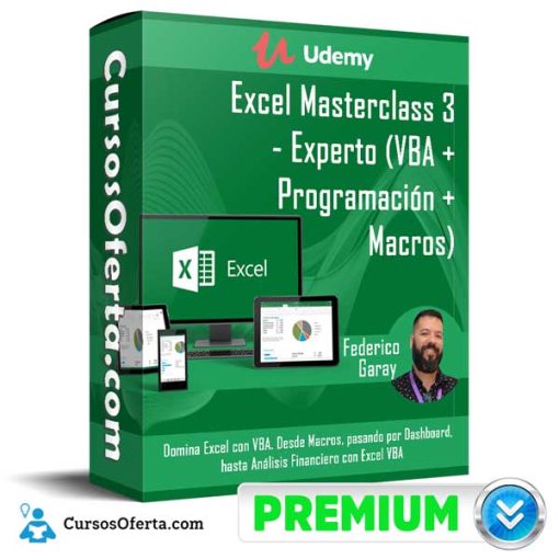 Excel Masterclass 510x510 - Excel Masterclass 3 - Experto (VBA + Programación + Macros)