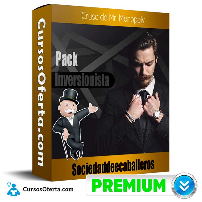 Pack inversionista sociedad de caballeros Cover CursosOferta 3D - Curso Pack Inversionista  – Sociedaddeecaballeros