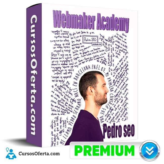 Webmaker Academy 2021 – Pedro Seo Cover CursosOferta 3D - Curso Webmaker Academy – Pedro Seo