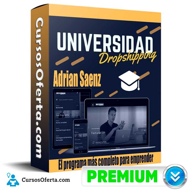 universidad dropshipping Cover CursosOferta 3D - Curso Universidad Dropshipping – Adrian Saenz