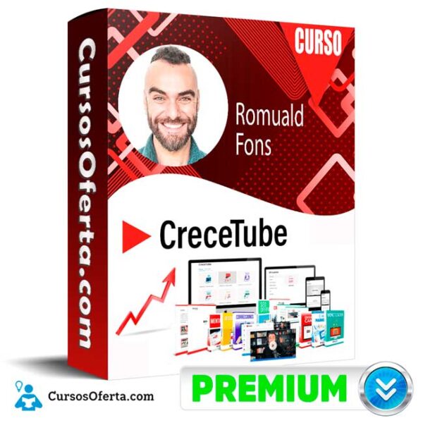 CreceTube – Romuald Fons Cover CursosOferta 3D 600x600 - Curso CreceTube - Romuald Fons