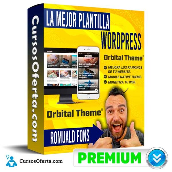 Orbital Theme 2.3.4 La Mejor Plantilla WordPress Cover CursosOferta 3D 600x600 - Orbital Theme 2.3.4 La Mejor Plantilla WordPress - Romuald Fons