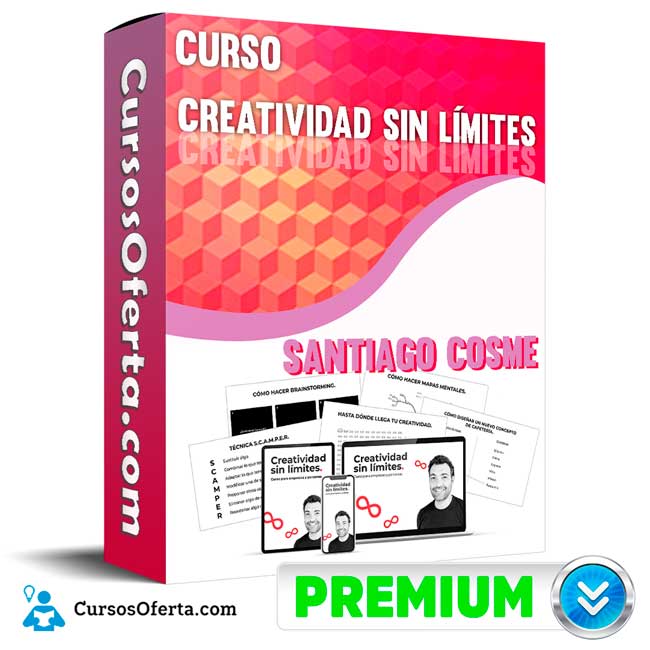 Curso Creatividad sin Limites – Santiago Cosme Cover CursosOferta 3D - Curso Creatividad sin Límites – Santiago Cosme
