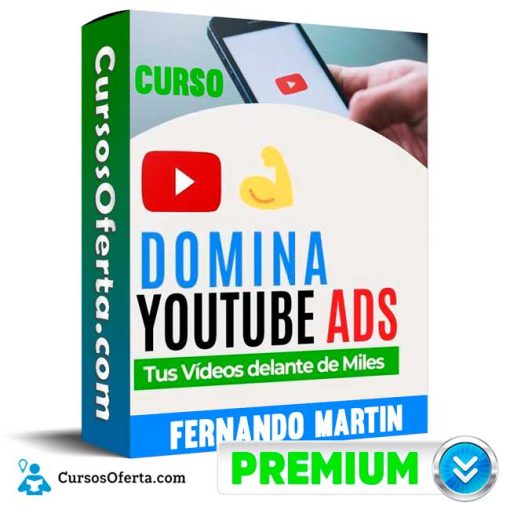 Curso Domina YouTube Ads Fernando Martin Cover CursosOferta 3D 510x510 - Curso Domina YouTube Ads - Fernando Martin