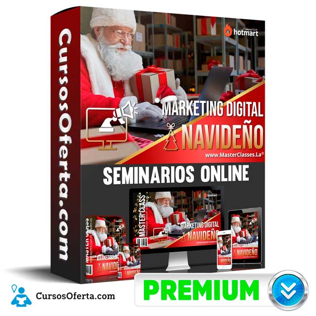 Curso Marketing Digital Navideno Seminarios Online Cover CursosOferta 3D - Curso Marketing Digital Navideño - Seminarios Online