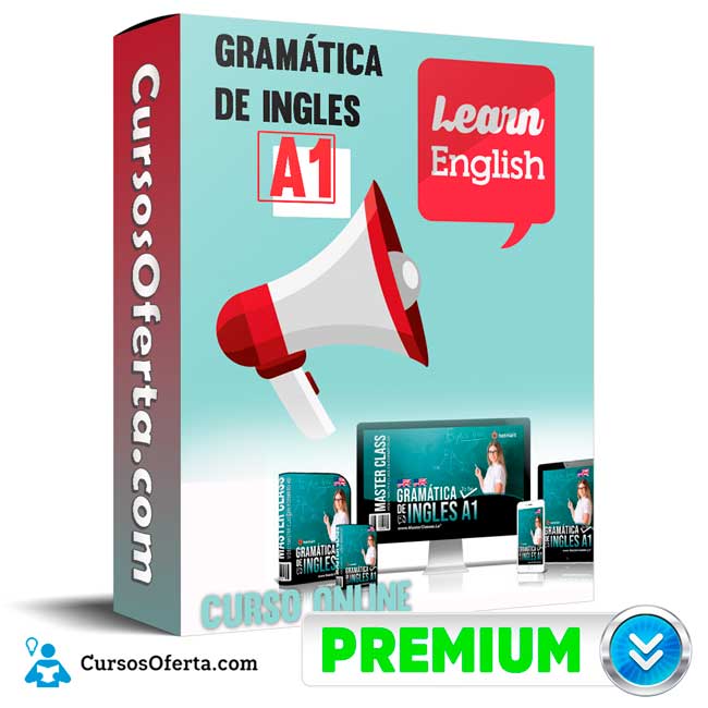 Curso Gramatica de Ingles A1 Seminarios Online Cover CursosOferta 3D - Curso Gramática de Ingles A1 - Seminarios Online
