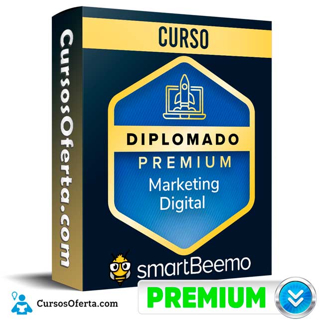 Curso Diplomado Premium en Marketing Digital Smartbeemo Cover CursosOferta 3D - Curso Diplomado Premium en Marketing Digital - Smartbeemo
