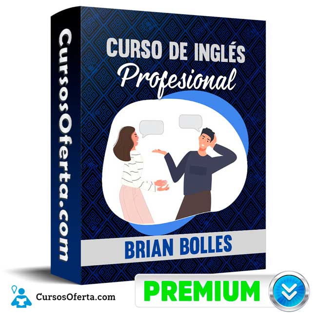 Curso de ingles profesional Brian Bolles Cover CursosOferta 3D - Curso de inglés profesional - Brian Bolles