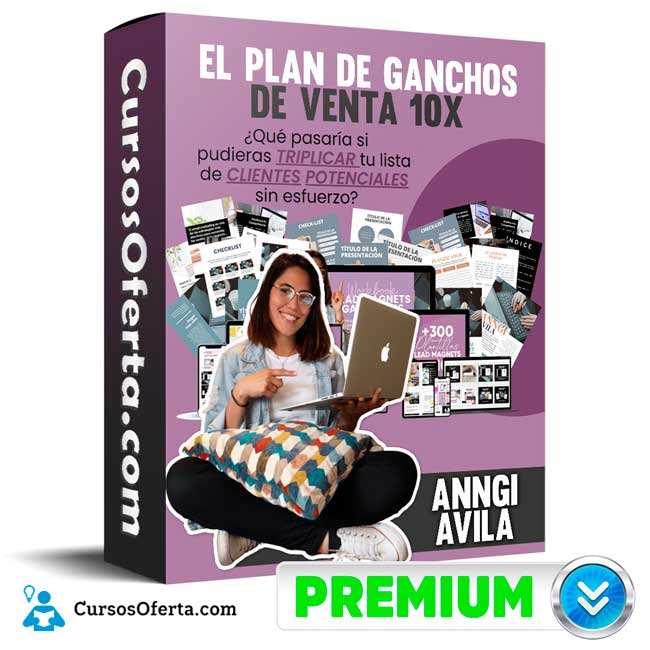 Curso El Plan de Ganchos de Venta 10X – Anngi Avila Cover CursosOferta 3D - Curso El Plan de Ganchos de Venta 10X – Anngi Avila