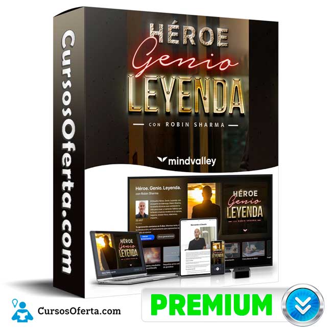 Curso Heroe Genio Leyenda Mindvalley Cover CursosOferta 3D - Curso Heroe, Genio, Leyenda - Mindvalley