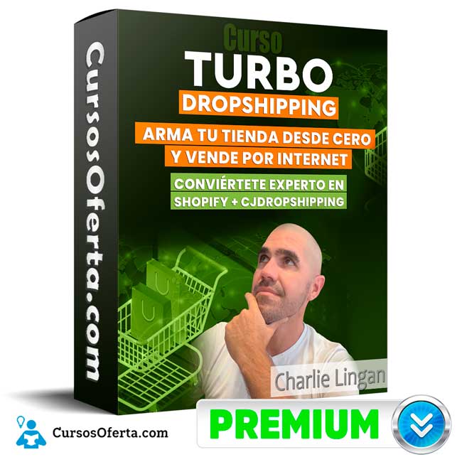 Curso Turbo Dropshipping – Charlie Lingan Cover CursosOferta 3D - Curso Turbo Dropshipping – Charlie Lingan