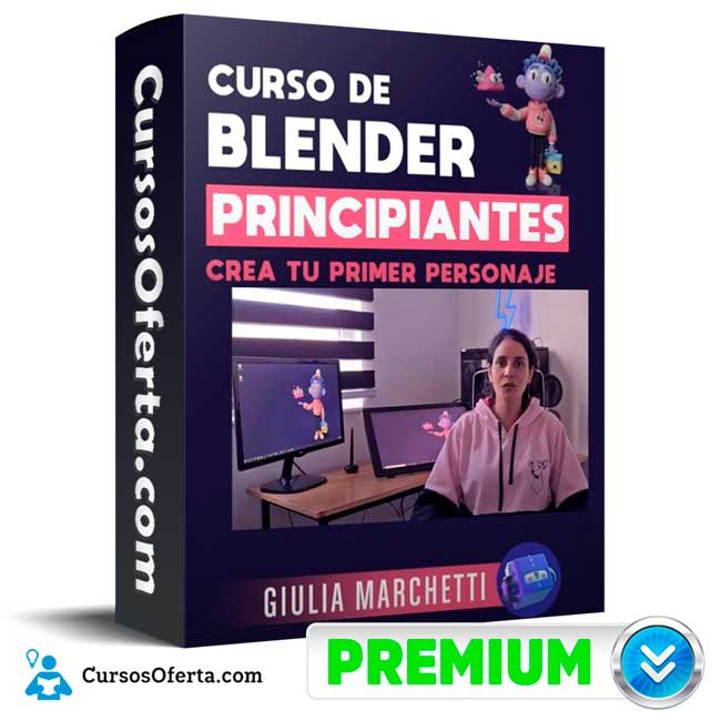 Curso de Blender para Principiantes – Giulia Marchetti Cover CursosOferta 3D - Blender para Principiantes – Giulia Marchetti