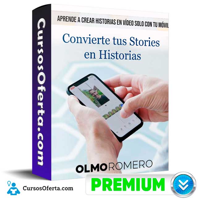 Curso Convierte tus Stories en Historias – Olmo Romero Cover CursosOferta 3D - Convierte tus Stories en Historias – Olmo Romero