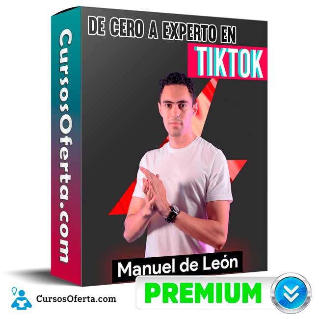 De Cero a Experto en TikTok – Manuel de Leon Cover CursosOferta 3D - De Cero a Experto en TikTok – Manuel de Leon