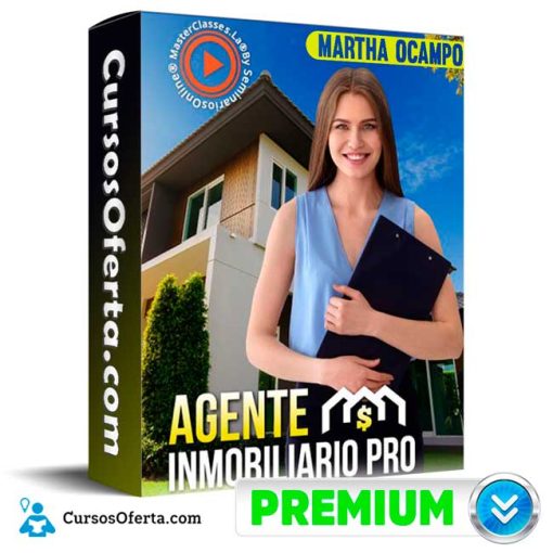 Agente inmobiliario pro Martha Ocampo Cover CursosOferta 3D 510x510 - Agente inmobiliario pro - Martha Ocampo