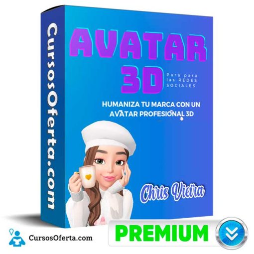 Avatar 3D para Redes Sociales – Chris Vieira Cover CursosOferta 3D 510x510 - Avatar 3D para Redes Sociales – Chris Vieira