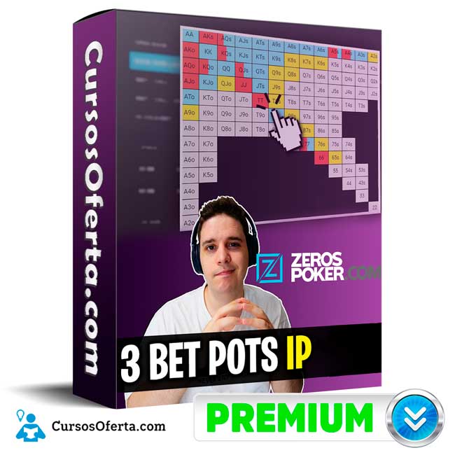 Curso de 3BET POTS IP – Zeros Poker Cover CursosOferta 3D - 3BET POTS IP – Zeros Poker