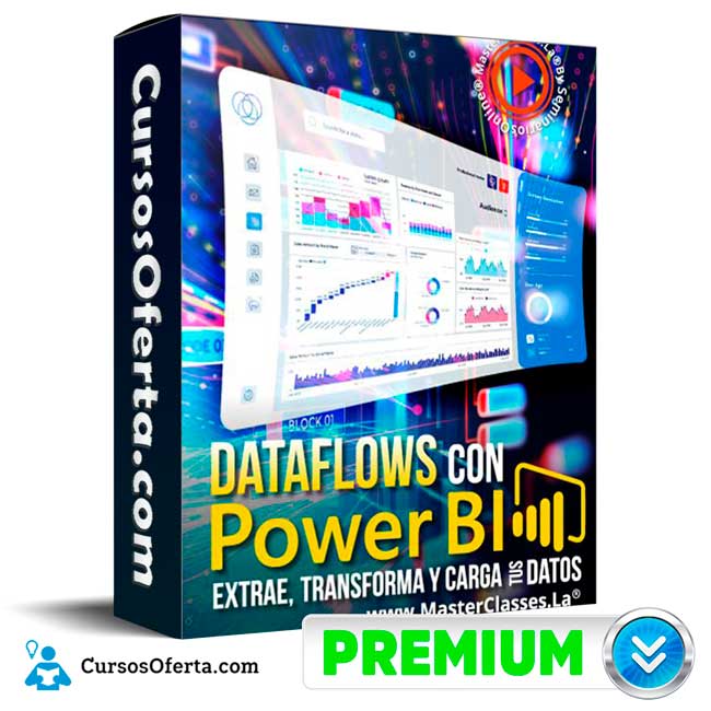 DataFlows de Power BI Alvaro Ospina Cover CursosOferta 3D - DataFlows de Power BI - Álvaro Ospina