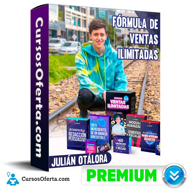 Formula de Ventas Ilimitadas Julian Otalora Cover CursosOferta 3D - Fórmula de Ventas Ilimitadas - Julián Otálora